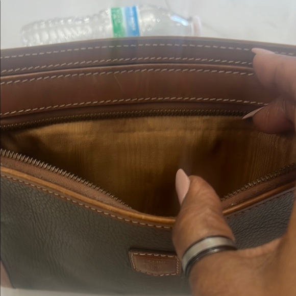 Celine Brown Leather Toiletry Bag with Gold Zipper - Picture 4 of 8